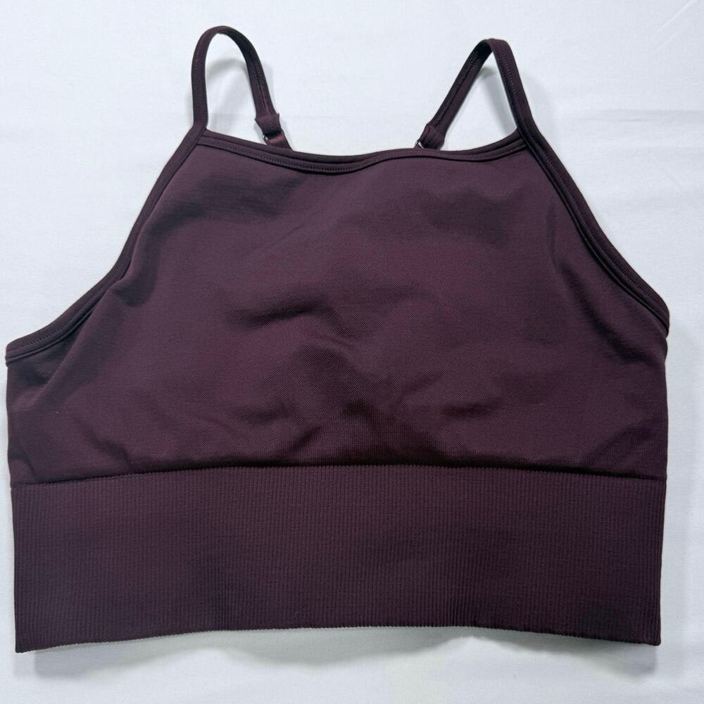 lululemon athletica Plum High-Neck Sports Bra